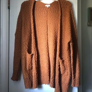 Mustard yellow cardigan